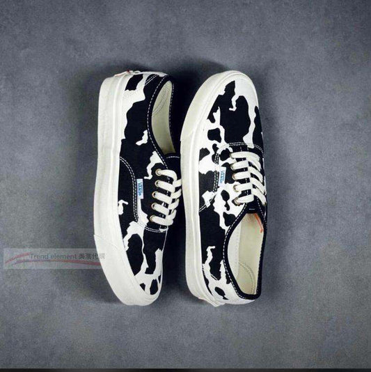 VANS BLEU  DOGGER'S A SEMELLANCHE COMPENSEELE Blanche