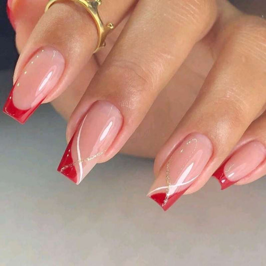 FAUX ONGLES PERMANANT ROUGE