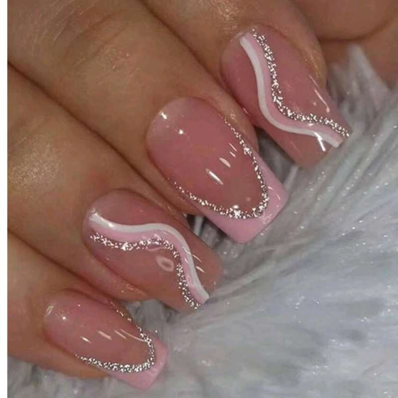 FAUX ONGLES PERMANANT ROSE PALLAITEE